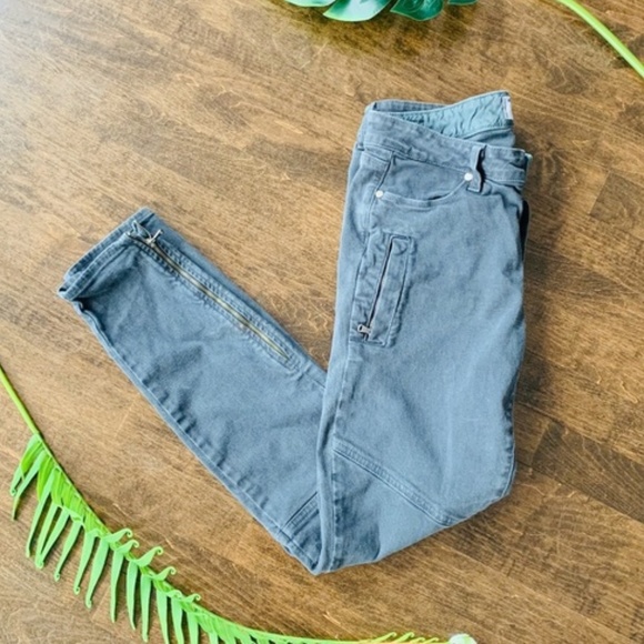PAIGE Denim - Paige | Zippered Moto Jeans Size 28